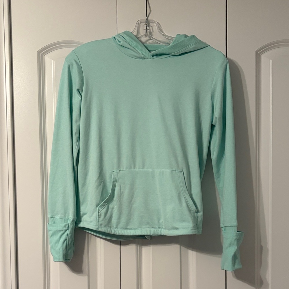 Athleta Girl Mint Green Hoodie Top